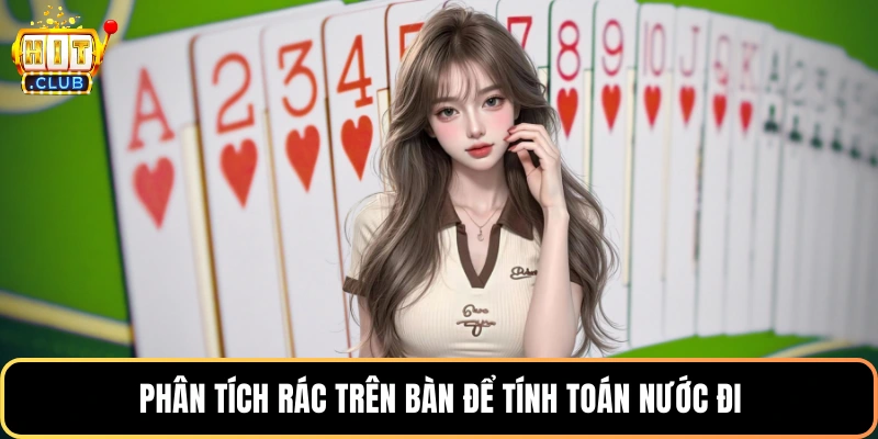 Phân tích rác trên bàn để tính toán nước đi